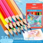 Weibo Premium Colored Pencils WB-9019-18 - 18 Pack Professional Artist Grade Colour Pencils for Drawing and Coloring