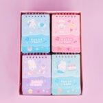 Weibo Rabbit Cream Cute Mini Spiral Notebook – Pastel Cartoon Memo Notebook for Students & Gifts - Image 5