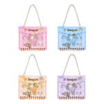 Weibo Bouquet Cute Mini Spiral Notebook with Rope Handle – Cartoon Rabbit Memo Notebook for Students & Gifts