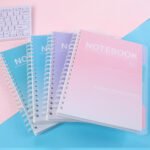 Weibo B5 Spiral Notebook with Frosted Gradient Cover for School & Office Use