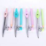 Weibo Adjustable Metal Drawing Compass Set with Pencil Holder for School Geometry & Technical Drawing