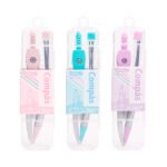 Weibo 360° Adjustable Metal Drawing Compass Set with Lead Refill for School Geometry and Technical Drawing