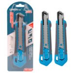 Weibo Heavy-Duty Snap-Off Utility Knife WB-2085 – 18mm Professional Box Cutter with Blade Snapper for Warehouse & Industrial Use