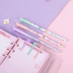 Weibo Daisy Series Erasable Gel Pen with Friction Tip WB-5619 (Blue Ink) - Image 5