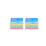 Weibo Colorful Sticky Note Pad WB-302-400PC – 400 Sheets Square Memo Notes for Office & School Use