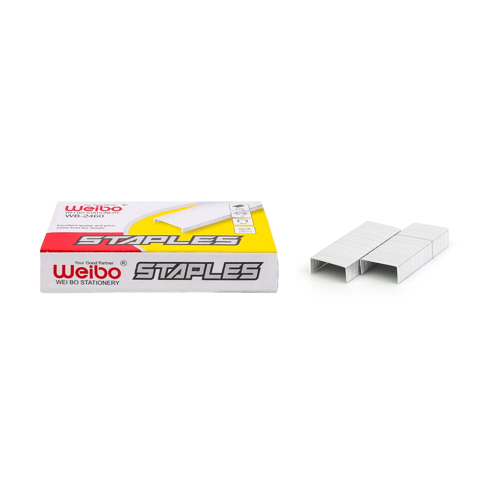 1 Weibo Staples WB-2460 - High-Quality Staples for Staplers - Image 1