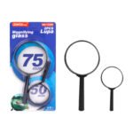 Weibo Magnifying Glass - 75mm & 50mm Lenses for Clear Viewing