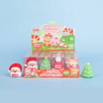 Weibo Christmas Cartoon Pencil Sharpener 16PCS Set – Cute Santa & Reindeer Design for Kids