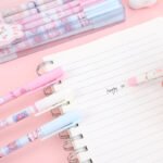 Weibo Kawaii Rabbit Erasable Gel Pen 12-Pack – Cute Bunny Designs for Kids and Office