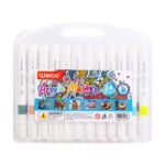 Weibo WB100524A Acrylic Marker Set – 24 Colors Permanent Acrylic Paint Markers for Multi-Surface Art & DIY