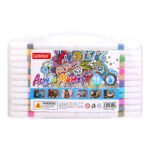 Weibo Acrylic Marker 48-Color Water-Based Paint Marker for Art, Craft, Illustration, and Multi-Surface Drawing