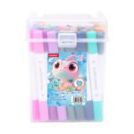 Weibo Triangle Acrylic Marker 36-Color Dual-Tip Water-Based Paint Marker for Art, Craft, and Multi-Surface Drawing
