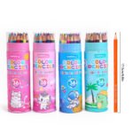 Weibo 36 Color Pencils Set WB-95305 – Rich Pigment Hexagonal Colored Pencils in Drum Tube - Image 5