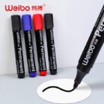 Weibo WB-8005A Permanent Marker Pen – Waterproof Quick-Dry Marker for Office, Warehouse & Industrial Labeling - Image 12