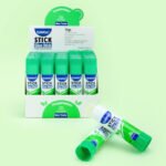 Weibo Transparent Glue Stick WB-6124 – 15g Non-Toxic Clear Solid Glue for School, Office & Craft Applications