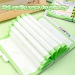 Weibo Panda Cute Spiral Notebook with Gold Coil & Index Tabs – Thick Paper Cartoon Notebook - Image 6