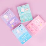Weibo Rabbit Cream Cute Mini Spiral Notebook – Pastel Cartoon Memo Notebook for Students & Gifts