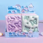 Weibo Butterfly Embossed Cute Notebook WB-95561-2 – Pastel PU Cover Diary with Pressure-Relief Design for Students & Gifts - Image 4