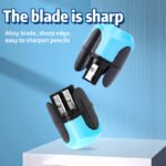 Weibo Mini Three-Hole Pencil Sharpener with Container – Multi-Size Sharpener for Standard, Round & Colored Pencils - Image 5