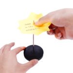 Weibo Metal Memo Spike Note Holder with Heavy Base – Desktop Receipt & Message Organizer - Image 4
