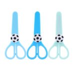 Weibo Kids Safety Scissors with Soccer Ball Design for School Crafts and Paper Cutting - Image 4