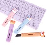 Weibo Cute Cartoon Mini Box Cutter WB-1207 – Safety Utility Knife for Office, School & Home Use - Image 4