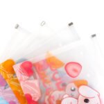 Weibo Cute Popsicle Cartoon Zipper Document Pouch WB-5853 – A4 Translucent File Bag with Hanging Ring for School & Office - Image 4