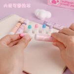 Weibo WB-3417 Cute Paw Multipoint Eraser Pen – Replaceable Core Push Eraser Pen for Kids School Use - Image 6