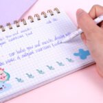 Weibo Daisy Series Erasable Gel Pen with Friction Tip WB-5619 (Blue Ink) - Image 4