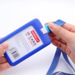Weibo ID Card Holder WB-6069-S - Durable ABS Material with Lanyard for Office, School, and Events - Image 4