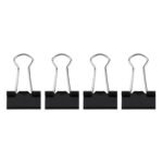 Weibo Binder Clips WB-112A (19mm) - Sturdy and Reliable Metal Clips for Office and School Use - Image 5