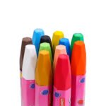 Weibo Color Oil Pastels WB-1211-12 - Vibrant 12 Colors Set for Kids and Student Art Activities - Image 4