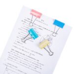 Weibo Binder Clips - Colorful and Durable for Office and School Use - Image 4