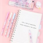 Weibo Kawaii Rabbit Erasable Gel Pen 12-Pack – Cute Bunny Designs for Kids and Office - Image 6