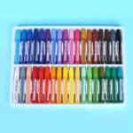 Weibo Hexagonal Oil Pastels WB-1212-36 - Vibrant 36 Colors Hexagonal Set for Kids and Student Art Drawing - Image 3