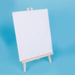 Weibo Mini Canvas with Wooden Easel Set WB-2430 - Portable Tabletop Blank Canvas Painting Kit for Kids and Beginners - Image 4