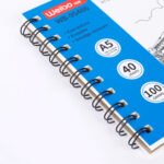 Weibo A5 Spiral Sketch Book WB-95486 - 40 Sheets 100gsm Acid-Free Drawing Notebook for Artists and Students - Image 3