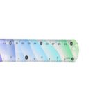 Weibo Cute Gradient Flexible Ruler WB-540 - Bendable Soft Plastic Rainbow Color Ruler for Kids and Students - Image 4