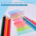 Weibo Premium Colored Pencils WB-9019-18 - 18 Pack Professional Artist Grade Colour Pencils for Drawing and Coloring - Image 6