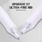 Weibo WB-55624-12 Press Gel Ink Pen 0.5mm – Quick Drying Blue Gel Pen with Soft Grip for Office & Study - Image 7