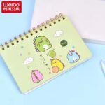 Weibo Little Dinosaur Spiral Notebook WB-95282 – Cute Cartoon Weekly Planner Desk Notebook for Students & Office - Image 6