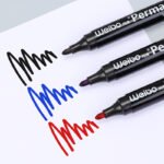 Weibo WB-8005A Permanent Marker Pen – Waterproof Quick-Dry Marker for Office, Warehouse & Industrial Labeling - Image 11