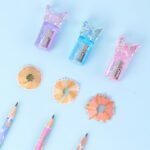 Weibo Butterfly-Shaped Mini Pencil Sharpener with Transparent Body WB-71108 – Cute Handheld Sharpener for Kids & School Use - Image 9