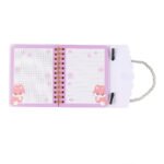 Weibo Bouquet Cute Mini Spiral Notebook with Rope Handle – Cartoon Rabbit Memo Notebook for Students & Gifts - Image 3