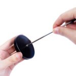 Weibo Metal Memo Spike Note Holder with Heavy Base – Desktop Receipt & Message Organizer - Image 3