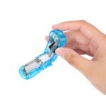 Weibo Transparent Mini Stapler WB-8493 – Compact Clear Desktop Stapler Using 24/6 Staples for School & Office - Image 3
