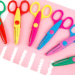 Weibo Student Craft Scissors WB-2160 – Colorful Zigzag & Wave Edge Safety Scissors for Kids Craft and School Projects - Image 3
