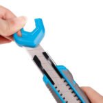 Weibo Heavy-Duty Snap-Off Utility Knife WB-2085 – 18mm Professional Box Cutter with Blade Snapper for Warehouse & Industrial Use - Image 3