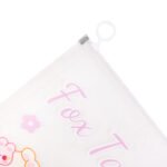Weibo Cute Cartoon Zipper Document Pouch WB-5854 – A4 Translucent File Bag with Ring for School & Office - Image 3