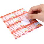 Weibo Cute Fast Food Name Stickers WB-1778-3 – Cartoon School Label Stickers for Kids - Image 3